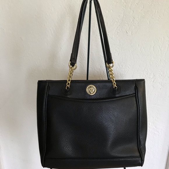 Ann Klein chain Shoulder Bag Color Black - Picture 13 of 16